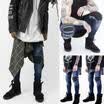 MEN Jeans Slim STRETCH FIT SLIM FIT Trousers Casual Pants SKINNY RIPPED JEAN