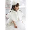 Kids Girls Baby Faux Fur Tippet Wrap Shrug Party Occasion Wedding Princess Cape