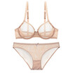 Fashion Transparent Ultra-thin Lingerie Underwear Solid Lace See Through Intimates Women Bra set