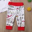 US Newborn Kid Baby Girl Boys Outfits Clothes Set Romper BodysuitPants Leggings