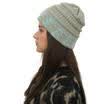 Women Tail Messy Soft Beanie Bun Removable Hat Ponytail Stretchy Knitted Crochet