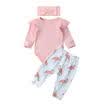 AU Newborn Baby Girl Clothes Romper T-shirt TopPants Leggings Outfits 3PCS Set
