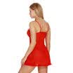 Christmas Gifts Women Sexy Mesh Net Split Nightwear Perspective Gauze Nightdress