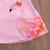 0-4Y 3D Summer Pink Princess Baby Girls Swan Sleeveless Party Wedding Dresses