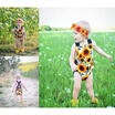 Infant Newborn Toddler Baby Girl Sunflower Jumpsuit Bodysuit Floral Romper