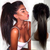 NLW Silk top Brazilian virgin human hair Silk straight Glueless Full lace wigs with baby hair for black women