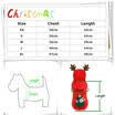 Christmas Small Pet Clothes Dog Cat Santa Furry Coat Shirt Costume XS-XL Cute