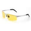 Jingdong supermarket three of the TANS polarized sunglasses male aluminum magnesium driving mirror sunglasses male glasses 8177 gun gray film