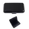 Mens Slim PU Leather ID Credit Card Holder Pocket Case Purse Wallet For 20 Cards
