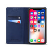 New iPhoneXS Max Mobile Shell Apple 8 Leather Case Clamshell Card Wallet Blue