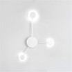 Baycheer HL484420 High Performance White Color White Light 3 Head Designers Wall Lights in Acrylic Lampshade