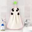 New Baby Hand Towel Soft Childrens Cartoon Animal Hanging Wipe Bath Face Towel