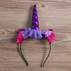 AU Stock Magical Unicorn Horn Flower Head Party Kids Headband Fancy Dress Gifts