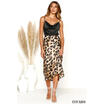 Lasies Women Midi Bodycon Pencil Office Party Printed High Waist Stretch Skirt