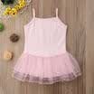 Cotton Toddler Kids Baby Girls Swan Party Sleeveless Dress Skirt Sundress Summer