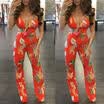 Women Casual V-Neck Sleeveless Bodycon Romper Jumpsuit Club Bodysuit Long Pants