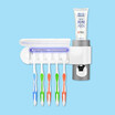 UV Sanitizer Toothbrush Holder Automatic Toothpaste Dispenser for Dental Care