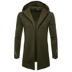 Fashion Mens Wool Coat Winter Trench Coat Outwear Overcoat Long Sleeve Jacket