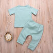2pcs Baby Boy T-shirt Top Pants Outfit Newborn Kids Summer Clothes Set