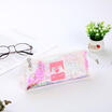 Fashion Hologram Pen Pencil Case Cosmetic Makeup Coin Pouch Storage Purse Bag
