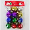 Fashion Plastic Round Ball Christmas Lovely Bauble Gift Present Xmas Tree Craft