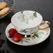 Jay Jay Coffee Cup Set Bone Porcelain Coffee Cups American Cafe Cups 2pcs One Piece One Piece Camellia