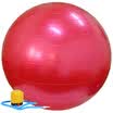 Lakers Enpex 65cm Yoga Ball Thicker Blast Fitness Ball Red