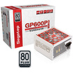 Segotep rated 500W GP600P Platinum Edition power white gold certification wide input DC-DC low voltage circuit intelligent temperature control fan