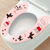 Sheng silk is still paste the toilet seat toilet pad sets of cartoon pattern 4 sets of A models