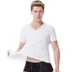 Jingdong supermarket modal vest men&39s V-neck short sleeve elastic Slim breathable modal T-shirt black L
