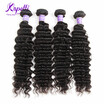 7A Brazilian Virgin Hair Deep Wave 100 Unprocessed Brazilian Deep Wave Virgin Hair 4 pcs lot Cheap Brazilian hair weave bundles