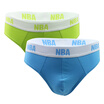 Jingdong Supermarket NBA men&39s underwear male briefs solid color cotton stretch sports shorts Xinjiang cotton waist comfortable underwear 2 installed color blue Lakers purple M