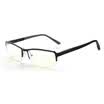 TANS three glasses frame men&women half frame business optical frames 180 black