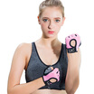 LAC fitness gloves female anti-skid semi-finger sports gloves men&39s wear-resistant equipment training half-finger wrist gloves pink breathable S code