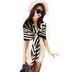 Jingdong Supermarket Meng Si Ke MSEK WSJ161691 Women&39s Scarf Korean Stripe Navy Wind Shawl Warm Scarf Towel Black