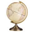 Deli 2177 20cm World Globe Desktop Globe Pseudo-Classic style Business Gifts--Yellow
