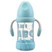 Rikang milk bottle Nikko glass bottle drop wide handle 240ml blue RK-N1015