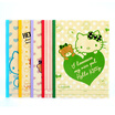 Nakabayashi Hello Kitty - naughty bear Japanese import logic B5 30 line binding notepad soft copy S-93-5P 5 sets