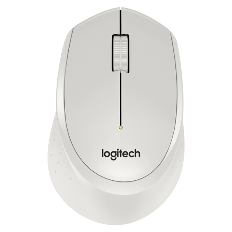 Logitech M330 Wireless Mute Mouse White