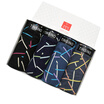 TINSINO 4 pack mens pure color mid-rise boxer briefs
