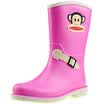 PaulFrank mouth monkey rain boots fashion boots in the tube color water shoes PF1003 pink 37 yards