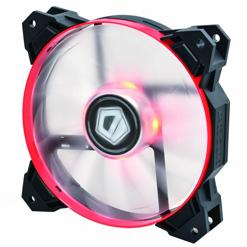 ID-COOLING SF-12025R Center light-emitting unit fan 12cm temperature control shock red
