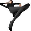 Langsha underwear socks 1200D autumn&winter stockings mini velvet thick pantyhose 2 pieces of black two pairs of uniform code