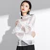 MAZOE Lace StitchingT-Shirt Blouse Two-piece Set