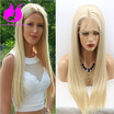 Amethyst 10A Grade Silky Straight 24 Color Lace Front Human Hair Wigs For White Women Brazilian Human Hair Wig Blond Hair
