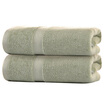Bamboo Kam Towel Home Textiles Bamboo Fiber Thickening Plain Poodle Towel 2 Striped Plus Soft Cloth Gray Bl