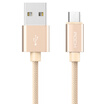 ROCK Micro USB cable for charging&data transfer 18 meters gold