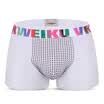 VKWEIKU British pants men&39s underwear flat angle trousers men&39s underwear four corners of the pants white L