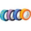 STICKN 34057 can be re-paste tape decorative tape - printing music 16mmx16M 4 volumes bag