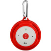 See me here BV200 outdoor mini wireless Bluetooth speakers portable small steel guns phone audio card subwoofer gem red